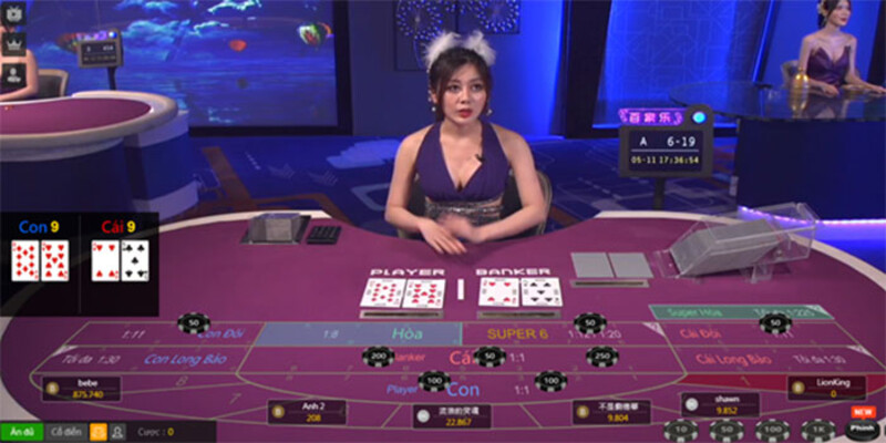 Baccarat Kubet do dealer xinh đẹp hướng dẫn và phục vụ thành viên