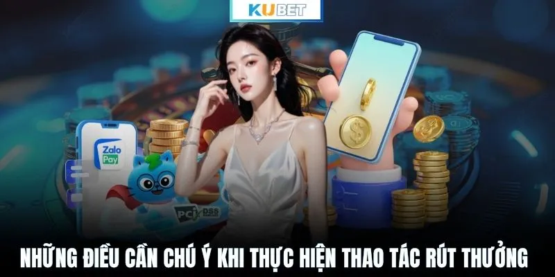 Những điều cần chú ý khi thực hiện thao tác rút thưởng